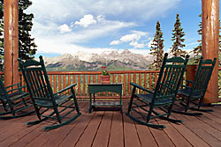 Custom Back Deck with a View